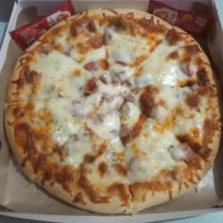 Pizza Mozzarella Chicken Burger