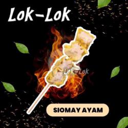Sate Siomay Ayam /// Loklok Suki Satay Angkringan Seafood Bakar Panggang Dengan Olesan Dan Saos