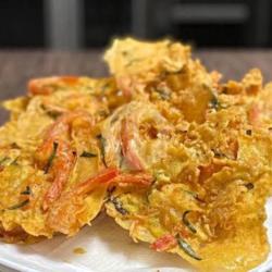 Nasi Peyek Udang Goreng