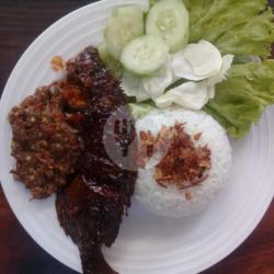 Ikan Mujair Bakar Madu Sambel Setan   Nasi