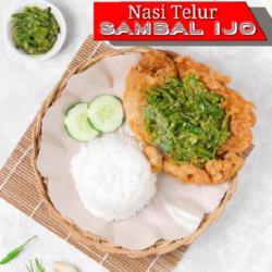 Nasi Telur Sambal Ijo Pedas Nampol