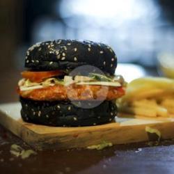 Chicken Black Burger   Cheese