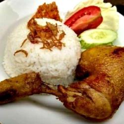 Ayam Goreng Presto   Nasi Putih