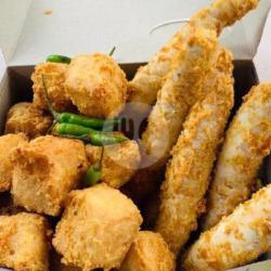 Mix Tahu Otak Crispy Pedas