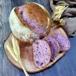 Sourdough Purple Sweet Potato Walnut