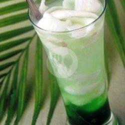 1.porsi Es Kelapa Muda Sirup Rasa Melon