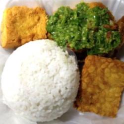 Nasi Ayam Bakar Dada Tempe Tahu