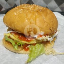 Burger Ayam Abon