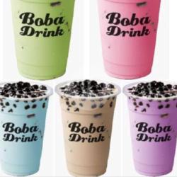 Boba Milk Shake Coklat