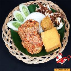 Paha Gepuk Tahu   Tempe