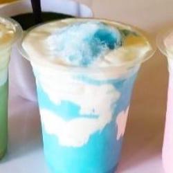 Ice Milky Float Vanilla Blue