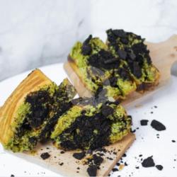 Roti Bakar Puff Pastry Greentea