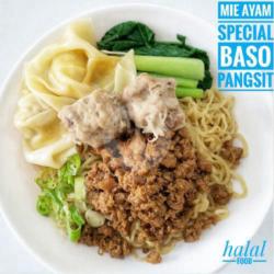 Bakmi Ayam Special (baso Sapi&pangsit)