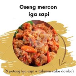 Oseng Mercon Iga Sapi ( 5 Potong)