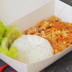 Nasi Ikan Fillet Geprek