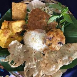 Nasi Pecel   Perkedel Kentang