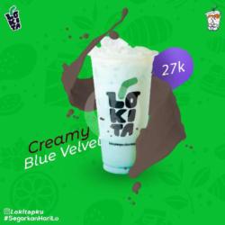 Creamy Blue Velvet