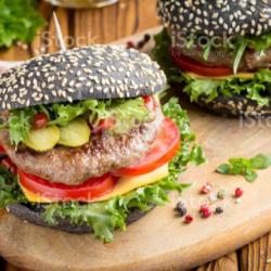 Burger Black Beef Patties