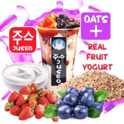 Oats Blue   Strawberry Yogurt