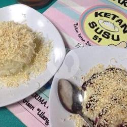 Ketan Keju Wijen (kuah Susu)