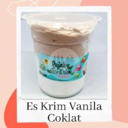 Es Krim Vanila  Coklat