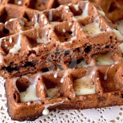 Waffle Milo Keju Susu