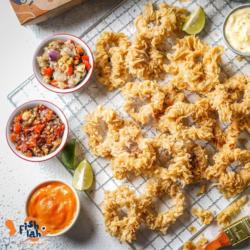 Calamari Crispy Egg Mayo ( Nasi)