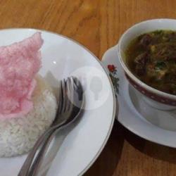 Paket 3 (1 Porsi Soto Padang Paru   Nasi )