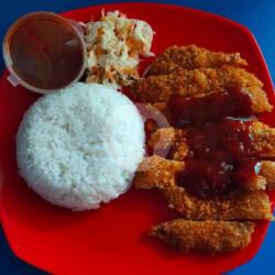 Chicken Katsu Spicy Lava Volcano