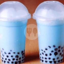 Fresh Milk Boba Rasa Vanila Blue