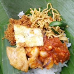 Nasi Jinggo Cumi Sera Lemo