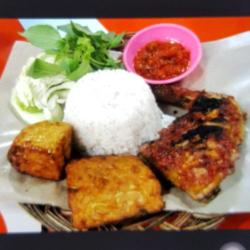 Paket Penyet Ayam Bakar   Minuman