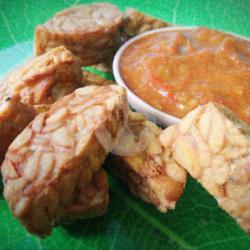 2pcs Tempe Balok Goreng   Sambel