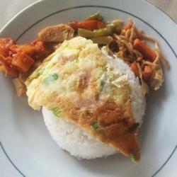 Nasi Campur Dadar Telor