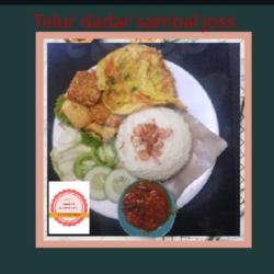 Paket Komplit Telur Dadar Sambal Joss