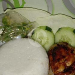 Nasi Ayam Bakar Lombok Ijo ( Paha Bawah )