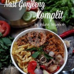 Nasi Gonjleng Komplit