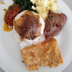 Nasi Rendang Tempe