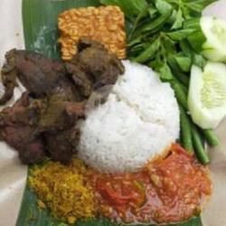 Lalapan Paru Goreng (tanpa Nasi)