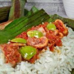 Nasi Sambel Cumi Pete