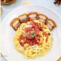 Spaghetty Carbonara N Pork Belly