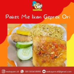 Paket Mie Ikan Dori Geprek