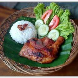 Ayam Bakar (dada) Madu   Nasi   Es Lemon Tea