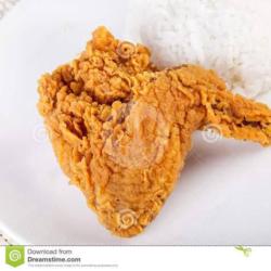 Ayam Goreng Krispy Smbl Llap Tnpa Nasi