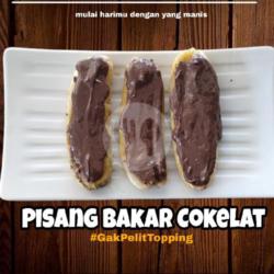 Pisang Bakar Selai Cokelat