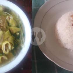 Soto Kulit Ayam Nasi Di Pisah