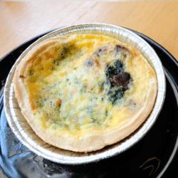 Spinach & Mushroom Quiche