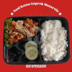 Nasi Katsu Geprek Mozarella