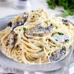 Creamy Spaghetti Mushroom