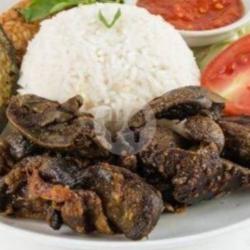 Nasi Ampela Ati Bakar/goreng